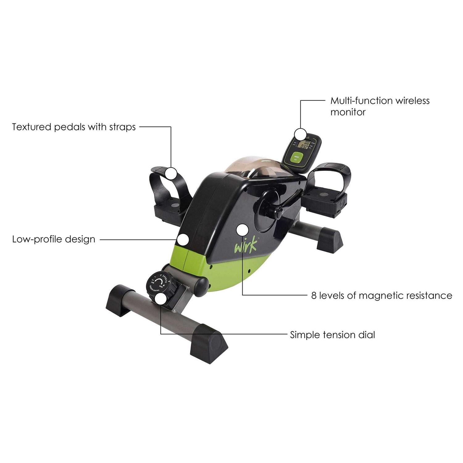 Stamina Products 85-1200 WIRK Under Desk Exercise Bike Green - Sports Supplies Online Store