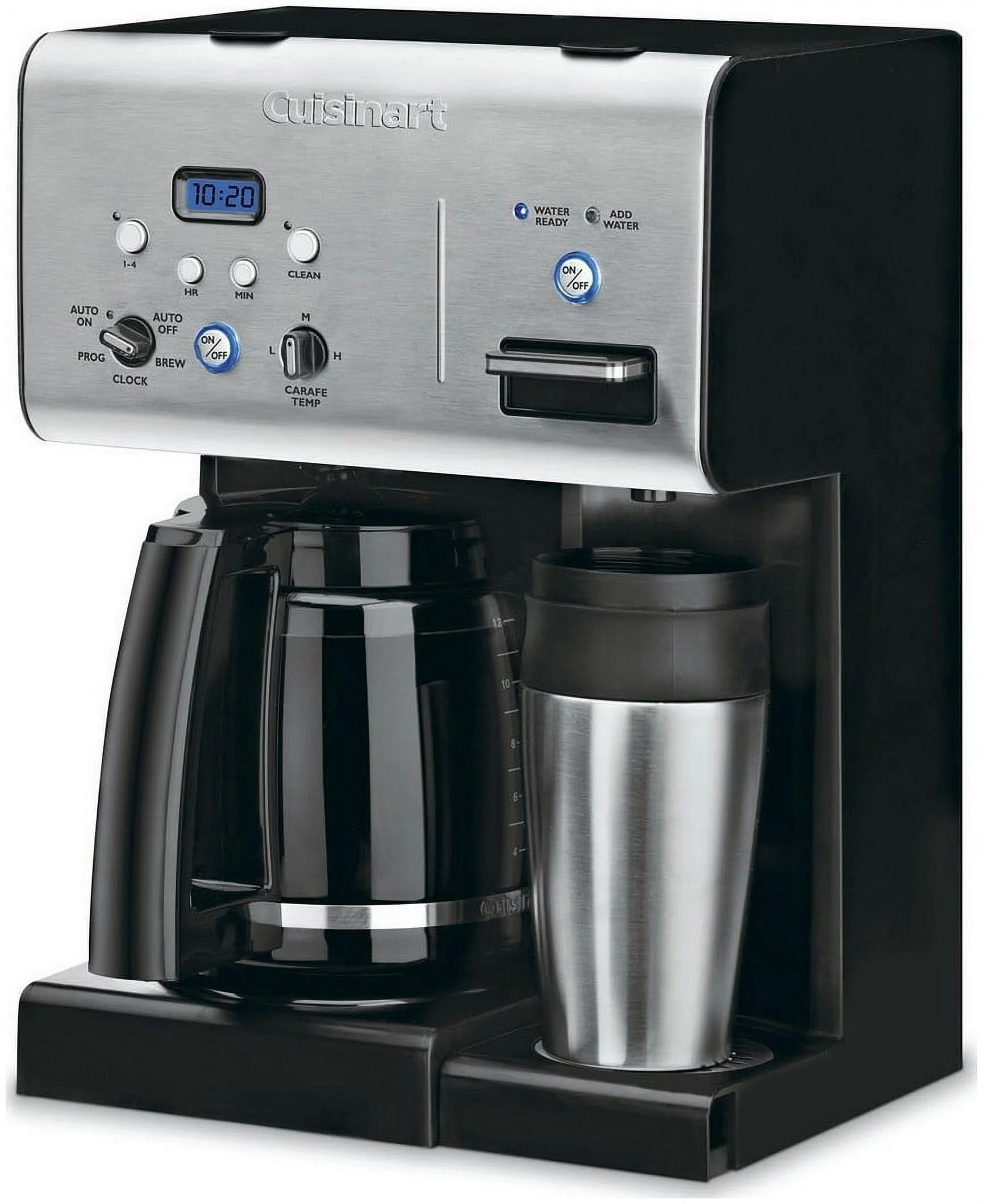 Cuisinart 12 Cup Automatic Coffeemaker with SEPARATE Hot Water System and Brew Pause Feature