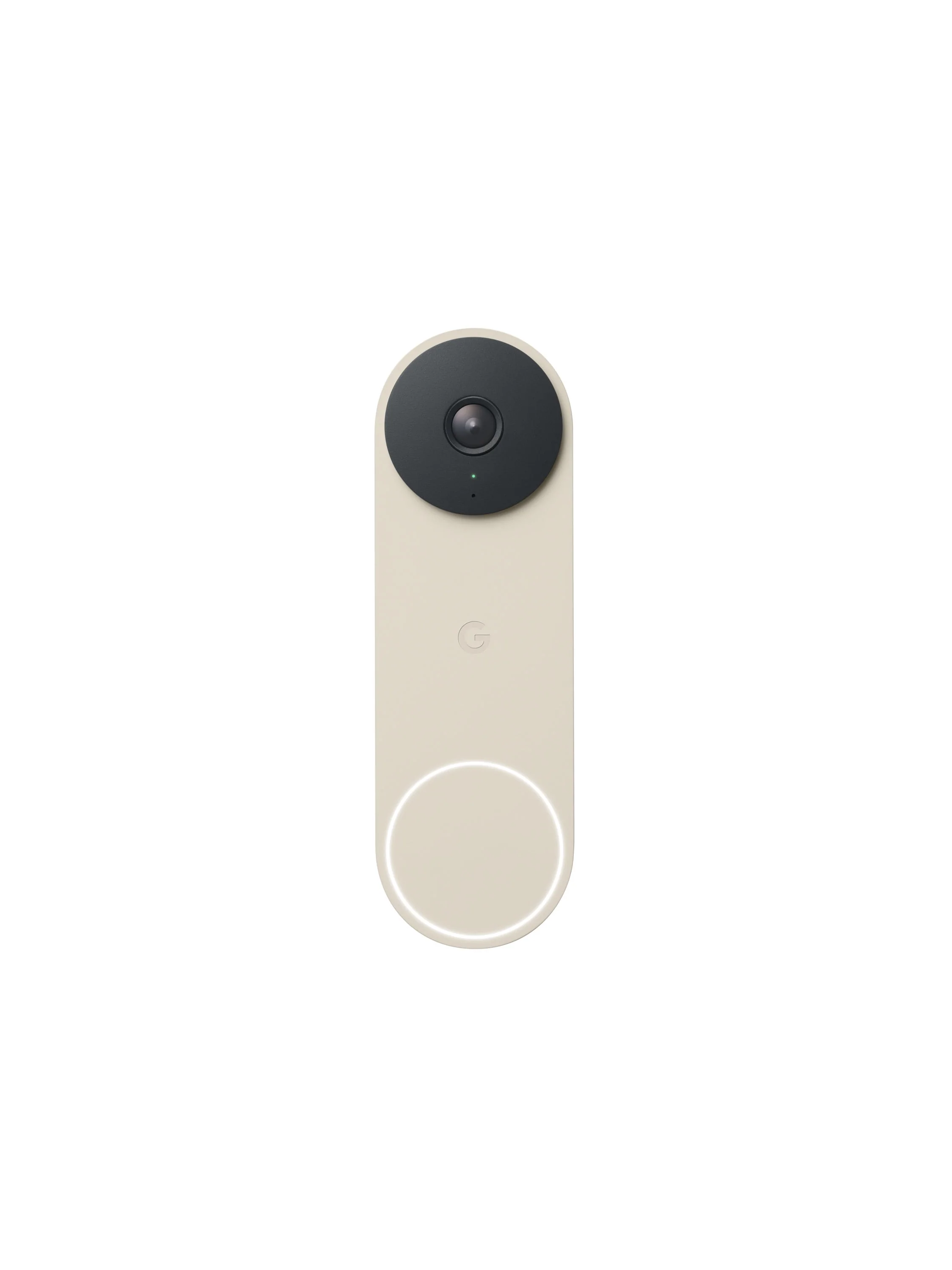 Google Nest Doorbell (Wired, 2nd gen) - Video Doorbell Camera - Doorbell Security Camera - Snow