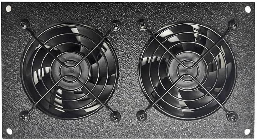 Coolerguys Programmable Thermal Controlled Cooling Kits for Cabinets, AV, and Components (Plastic, Single 80mm)