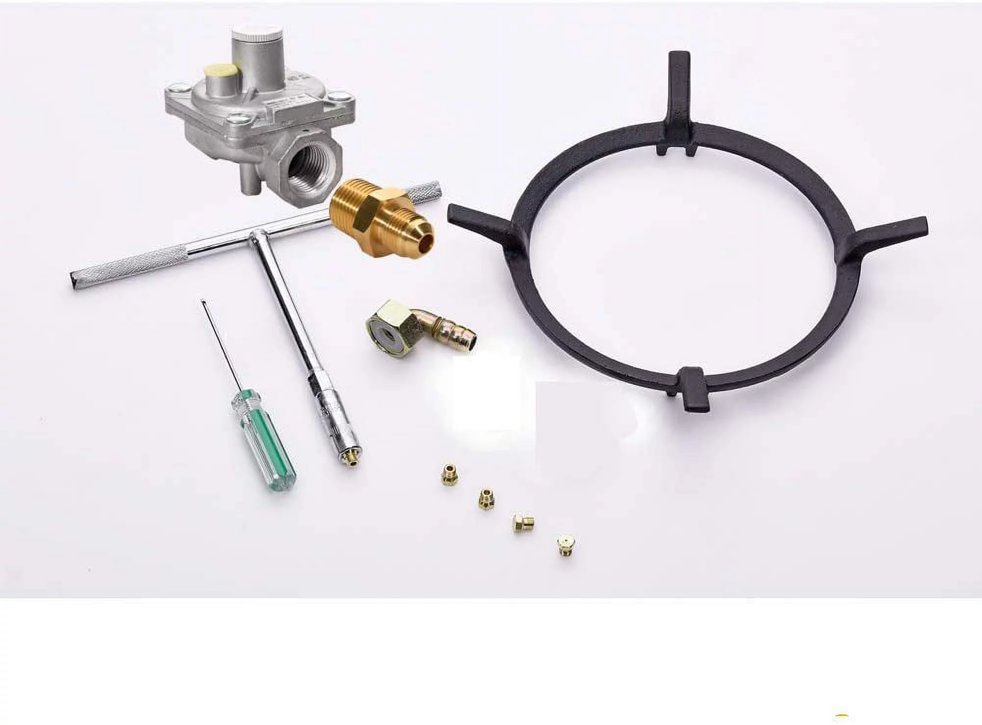 Deli-Kit 30 inch Gas Cooktop Tempered Glass 5 Burners Stove Top Dual Fuel Gas Hob NG/LPG Convertible DK157-A01S