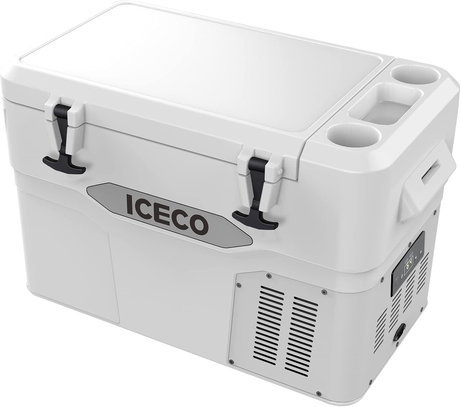 ICECO JP60P, 3 in 1 Refrigerator, Rotomolded Construction 12 Volt Portable Fridge Freezer Cooler, 60L Car Fridge Powered by SECOP, DC 12/24V