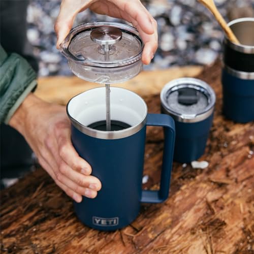 YETI Rambler French Press Coffee Maker, with GroundsControl Filter