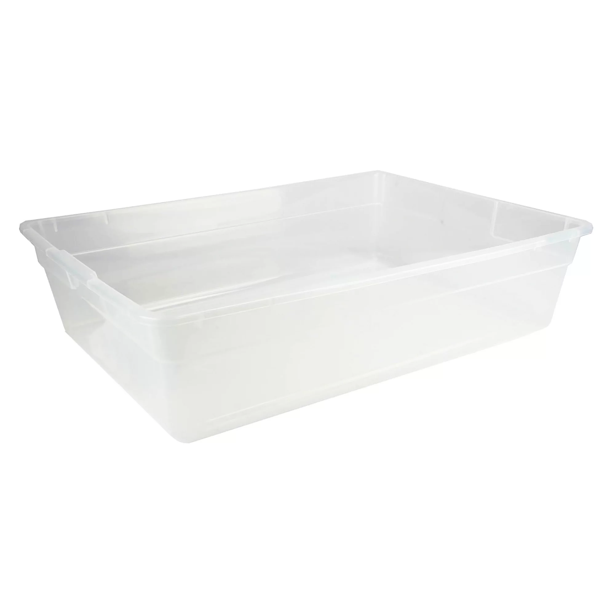 Sterilite 28 Qt Clear Closet/Under Bed Organizer Storage Box Container (30 Pack)