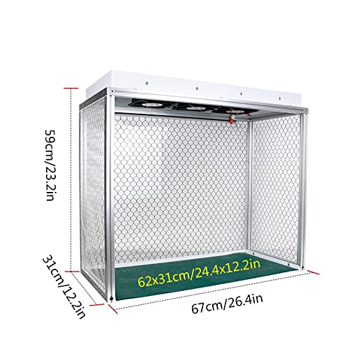 Laminar Flow Cabinet Vertical Laminar Flow Hood Air Flow Clean Bench with 3 Fans,Filter for Cleanliness Dust Free Work