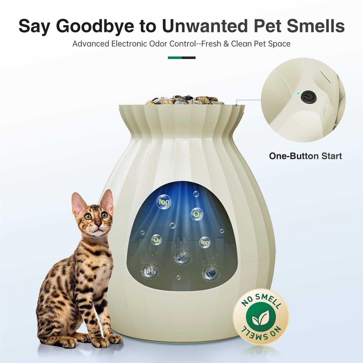 Plant Litter Box Smart Odor Removal Hidden Litter Box - Pet Supplies online store