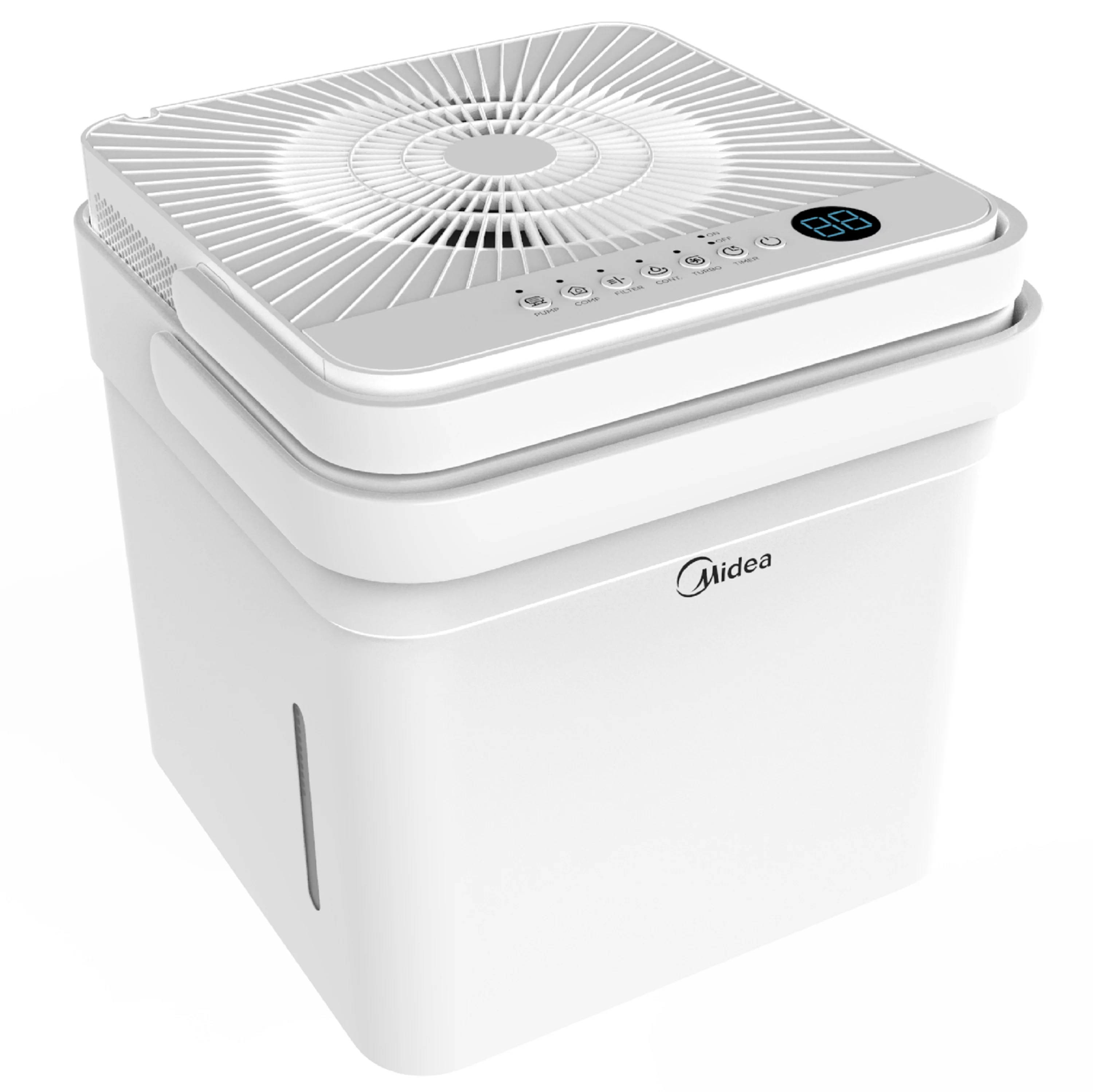 Midea Cube 50-Pint Smart WiFi Dehumidifier with Pump, Coverage up to 4,500 sq. ft. - Radiant Selections
