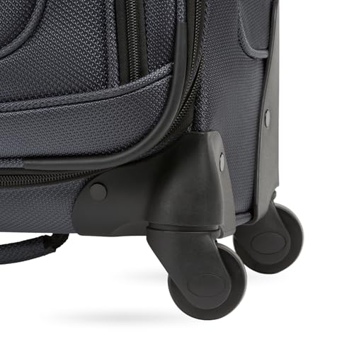 SwissGear Sion Softside Expandable Roller Luggage, Teal, 3 Piece Set (21/25/29)