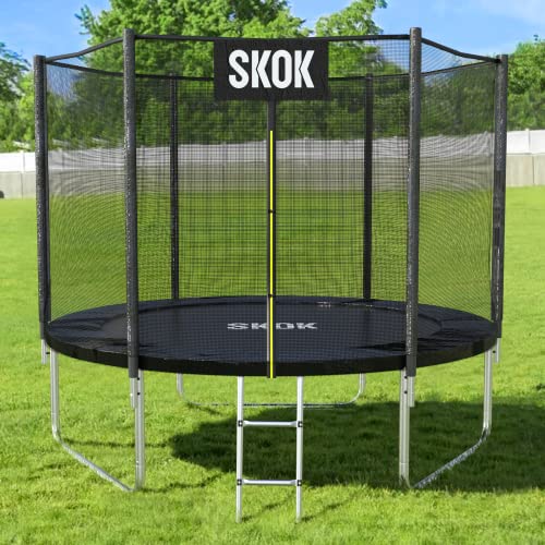SKOK Trampoline 8FT 10FT 12FT 14FT 15FT Trampolines with Enclosure Net