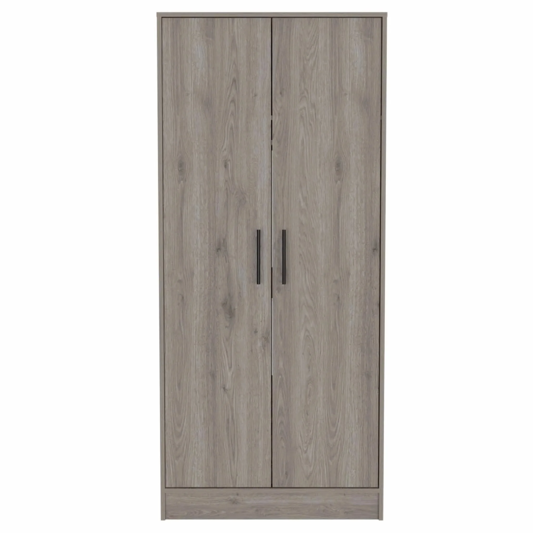 Boahaus Hamburg Armoire, Manufactured Wood, for Adults, Light Grey