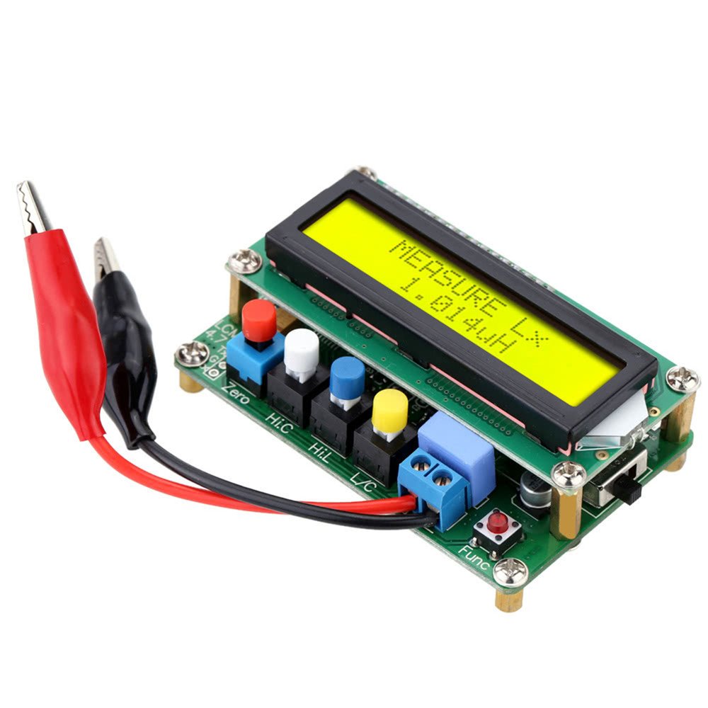 High Precision Inductance Meter Inductance Capacitance L/C Meter Digital Capacitor Meter LCD Capacitance Meter Tester Mini USB Interface with USB