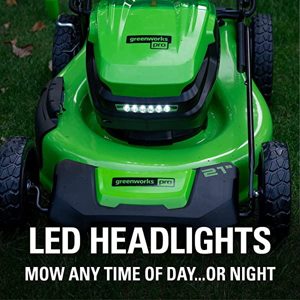 Greenworks Pro 80V 21 inch Cordless Push Lawn Mower, Includes Two 2Ah Batteries and Charger, GLM801601 (2) 2Ah Batteries Push
