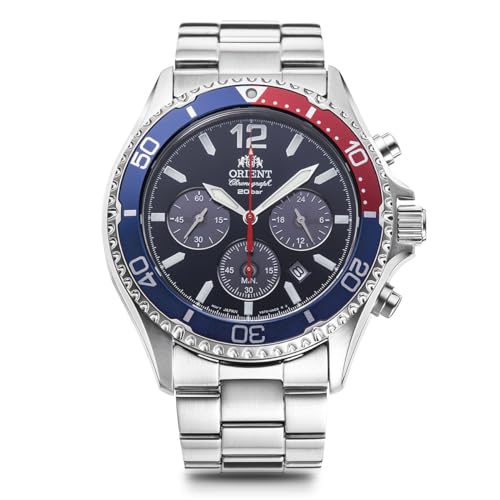 Orient Men's Solar Panda Made in Japan Mako マコ Quartz Watch