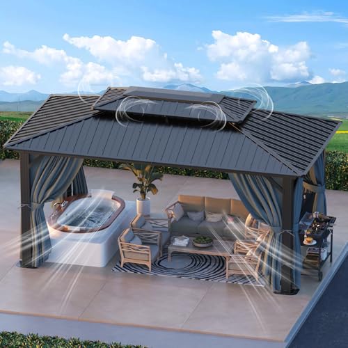 Hoteel 6x8ft Hardtop Grill Gazebo