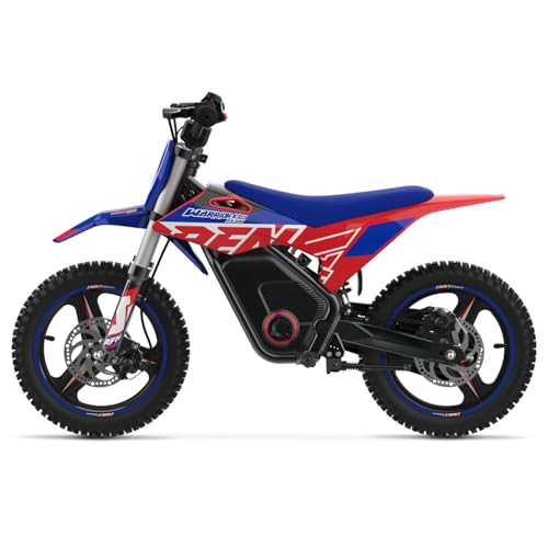 E500 36V Kids Electric Dirt Bike, Electric Motorcycle with 700W Motor | 21.7 mph Max Speed, 15.5-Mile Range & 3 Speeds Off-Road Bike for Ages 4-8