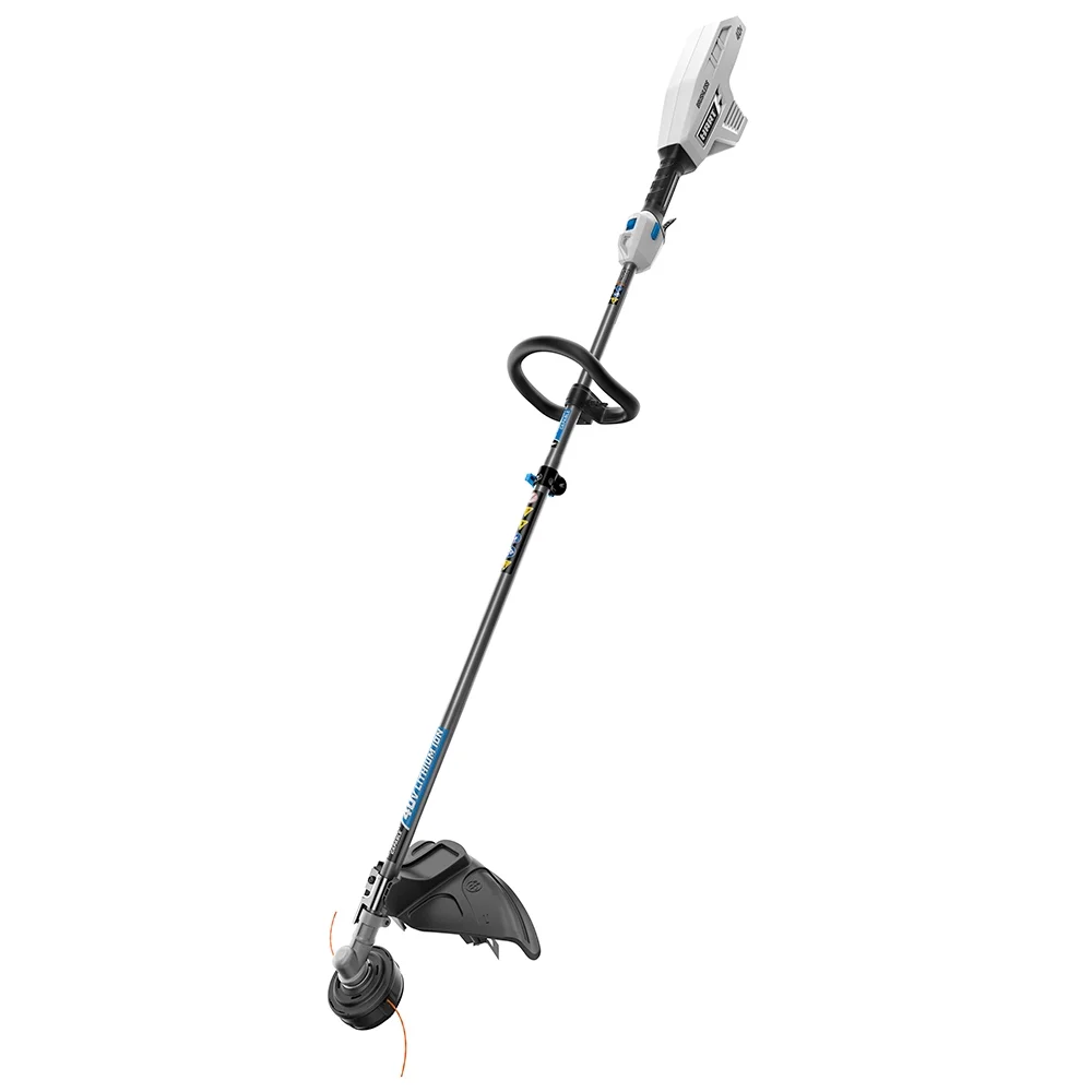 HART 40 Volt Cordless Brushless Attachment Capable 15-inch String Trimmer Kit, (1) 4.0Ah Lithium-Ion Battery