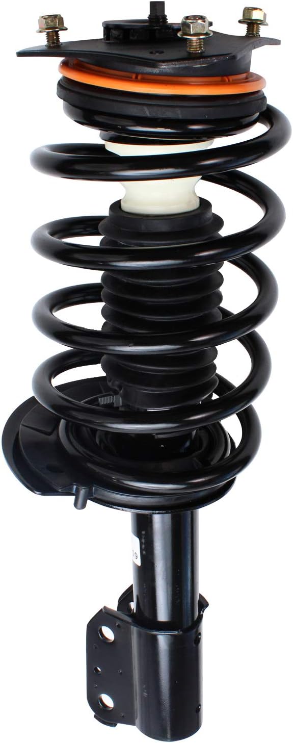 Detroit Axle - Front Struts + Wheel Hubs + Control Arms w/ Ball Joints + Tie Rods Kit Replacement for Century Lacrosse Impala Monte Carlo - 16pc Set