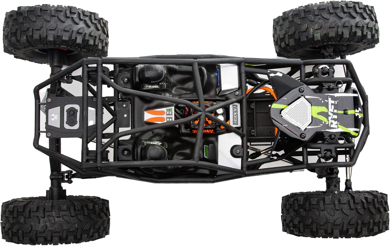 Axial RC Truck 1/10 RBX10 Ryft 4WD Brushless Rock Bouncer RTR (Battery and Charger Not Included), Black, AXI03005T2
