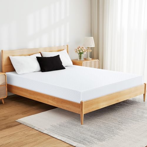 10 Inch Full Size Mattress with Gel Cooling Memory Foam, High-Density Base Foam Mattress with Removable Washable Cover, Certified Safe Foams & Fabric