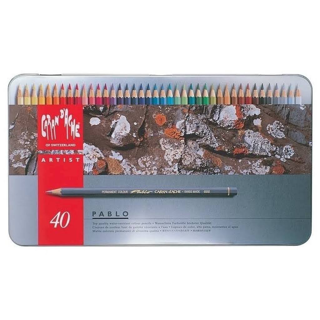 Caran d'Ache : Pablo Colored Pencil : Set of 40