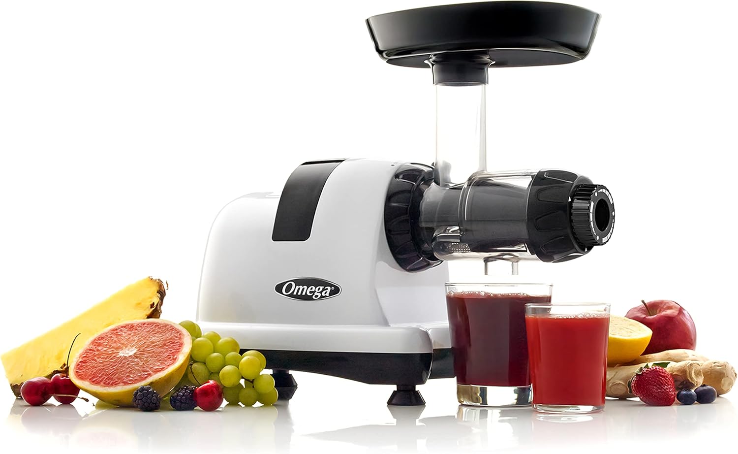 Omega J8006HDS Cold Press Juicer Machine Vegetable and Fruit Juice Extractor and Nutrition System, Triple-Stage Slow Masticating Juicing Technology