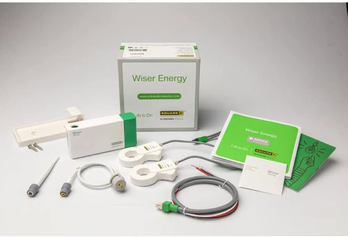 Square D by Schneider Electric WISEREM Energy Monitor System, White