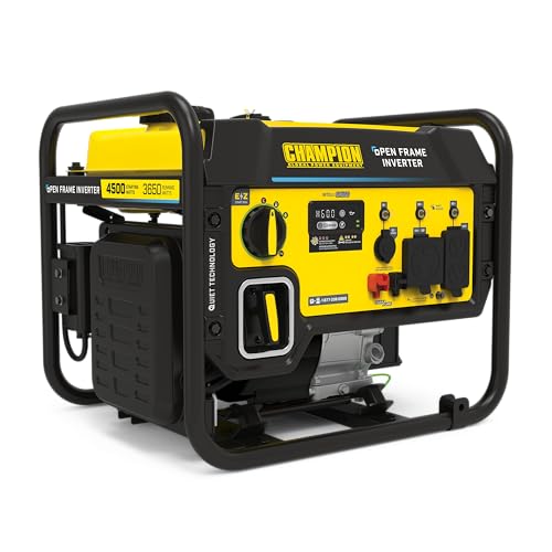 Champion Power Equipment 4250-Watt Dual Fuel RV Ready Portable Open Frame Inverter Generator with Quiet Technology