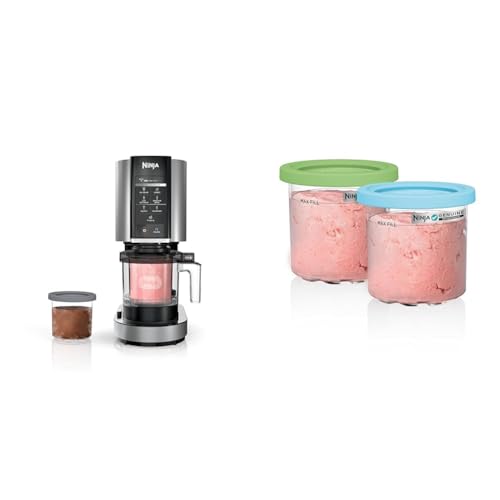 Ninja NC301 CREAMi Ice Cream Maker, for Gelato, Mix-ins, Milkshakes, Sorbet, Smoothie Bowls & More, 7 One-Touch Programs