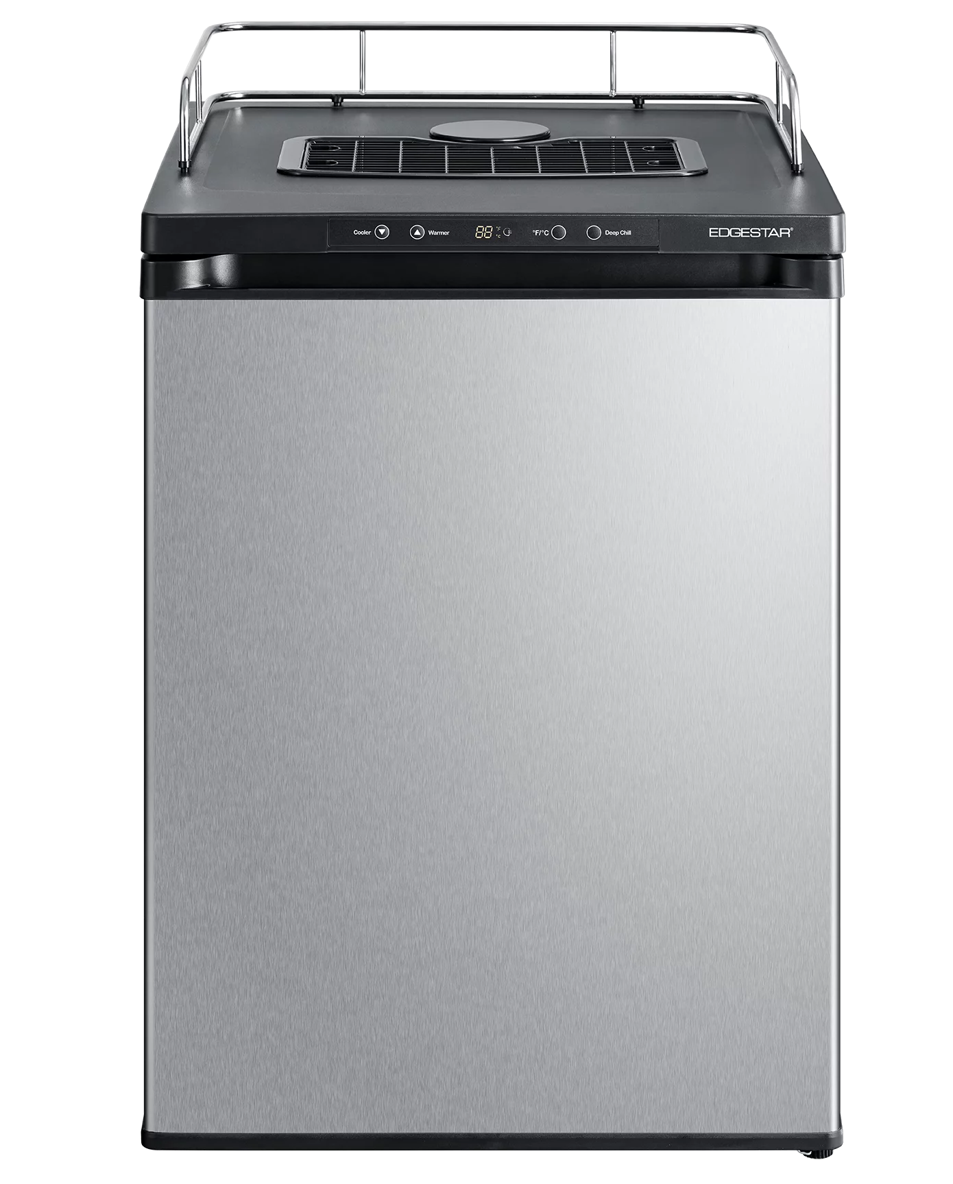 Edgestar Br3002 24" Wide Kegerator Conversion Refrigerator For Full Size Kegs - Black