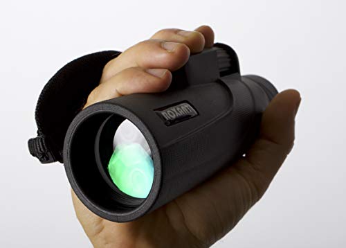 Roxant Falcon Monocular Telescope for Smartphone - 10x42 High Definition BAK4 Prism Focusing Scope - Monoculars for Adults - Includes Monocular