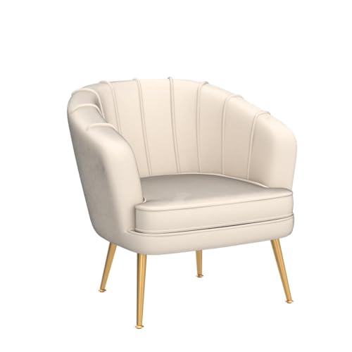 Andeworld Velvet Accent Chair, Upholstered Modern Single Sofa Side Chair