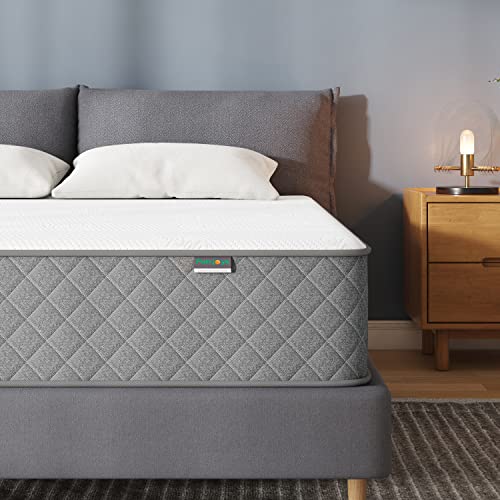 Full Mattress, 12 Inch Full Size Mattress with Cooling-Gel Memory Foam &Pocket Spring Hybrid, CertiPUR-US Certified, Medium Firm