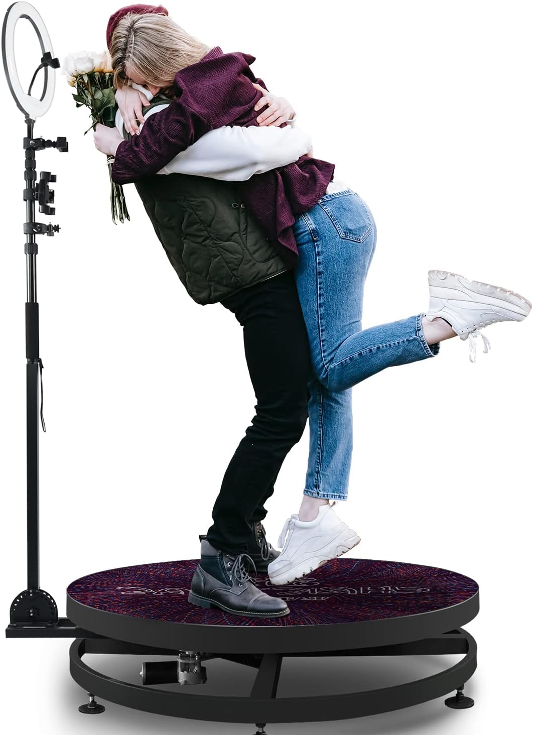 Upgrade 360 Photo Booth Machine,360 Photo Booth for Parties,360 Camera Booth