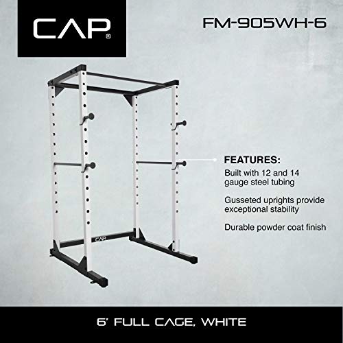 CAP Barbell Full Cage Power Rack Color Series | 6' or 7' Options