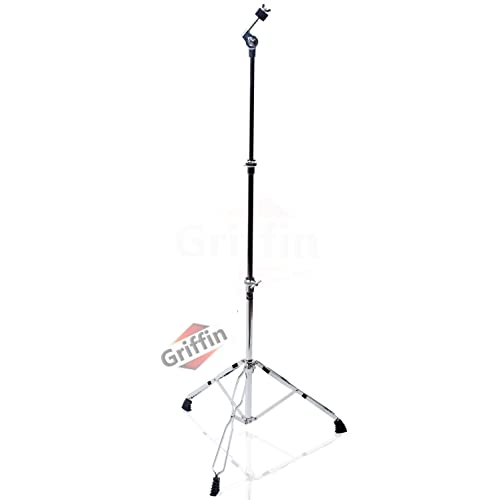 Griffin 6 Piece Drum Hardware Pack (Percussion TiltPro X Edition) – Full Stand Kit with Snare, Hi-Hat, Cymbal Boom