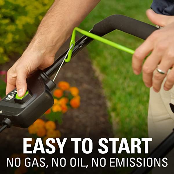 Greenworks Pro 80V 21 inch Cordless Push Lawn Mower, Includes Two 2Ah Batteries and Charger, GLM801601 (2) 2Ah Batteries Push