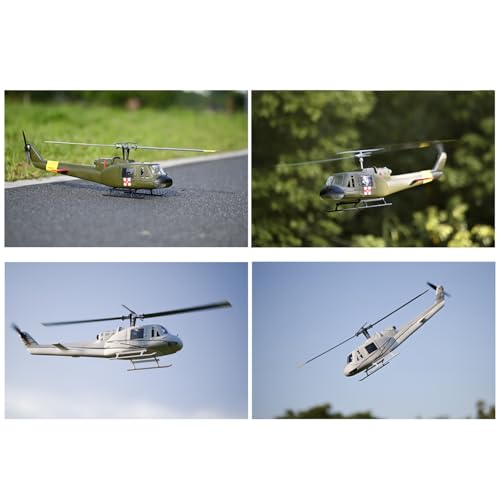 TOUCAN RC HOBBY FLYWING UH1 V4 RC Helicopter Huey Brushless Motor M10N Positioning Chip Automatic Flight LowReturn Smart Model Plane for Adult