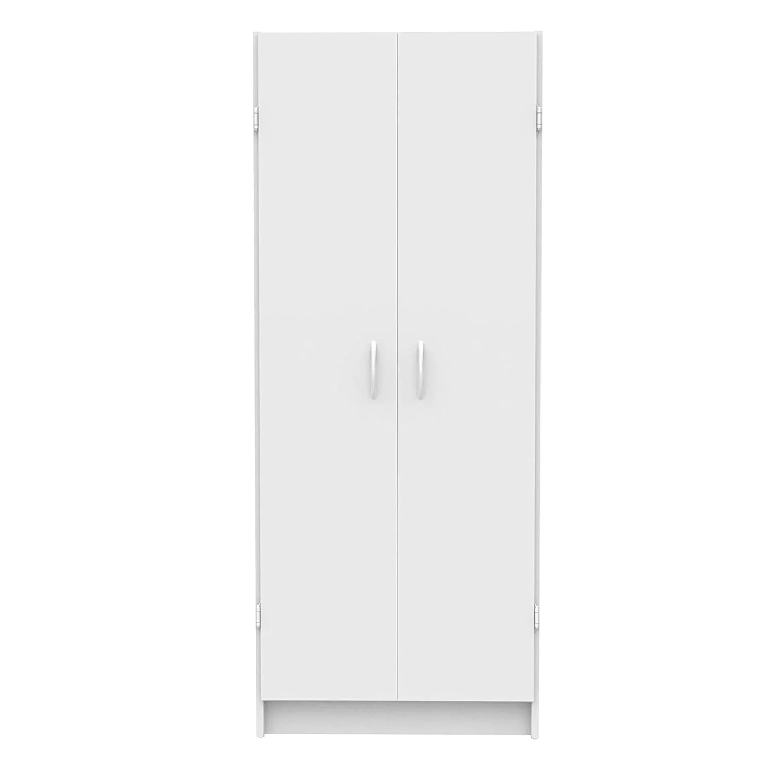 YINCHEN Pantry Cabinet Cupboard with 2 Doors, Adjustable Shelves, Standing, Storage for Kitchen, Laundry or Utility Room, White