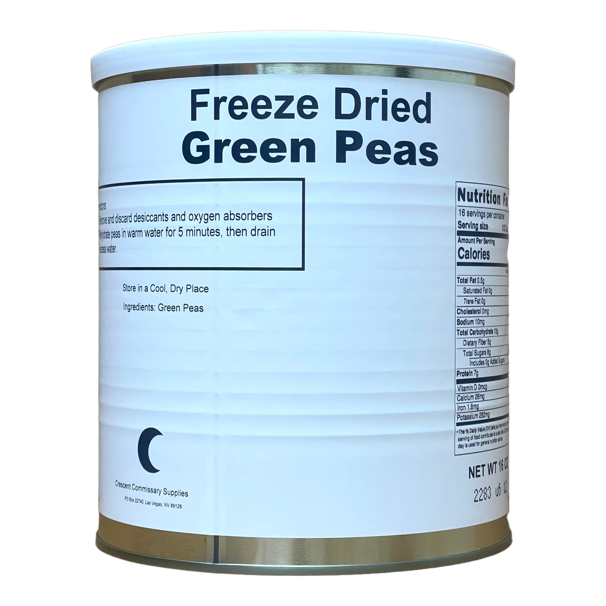 Military Surplus Freeze Dried Holiday Variety Long Term Food Storage and Emergency Preparedness Kits |Survival & Emergency Food | 6 Cans Per Case (2