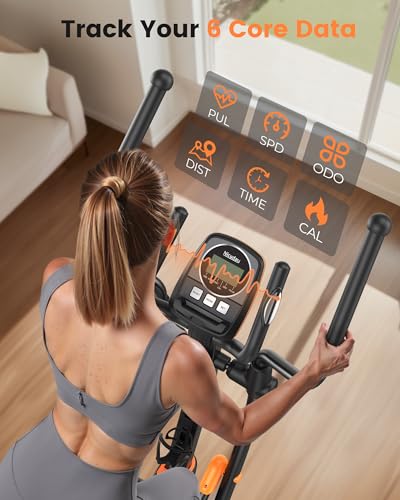 Niceday Elliptical Exercise Machine, Elliptical Machine for Home, Magnetic Elliptical Trainer with 15.5IN-19IN Stride, 16 Resistance Levels