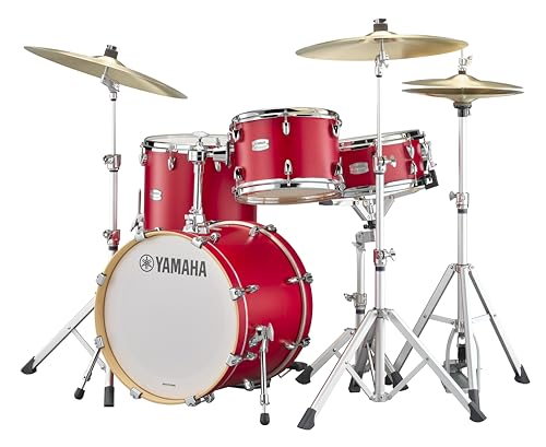 Yamaha Tour Custom Maple 4pc Standard Shell Pack, Chocolate Satin