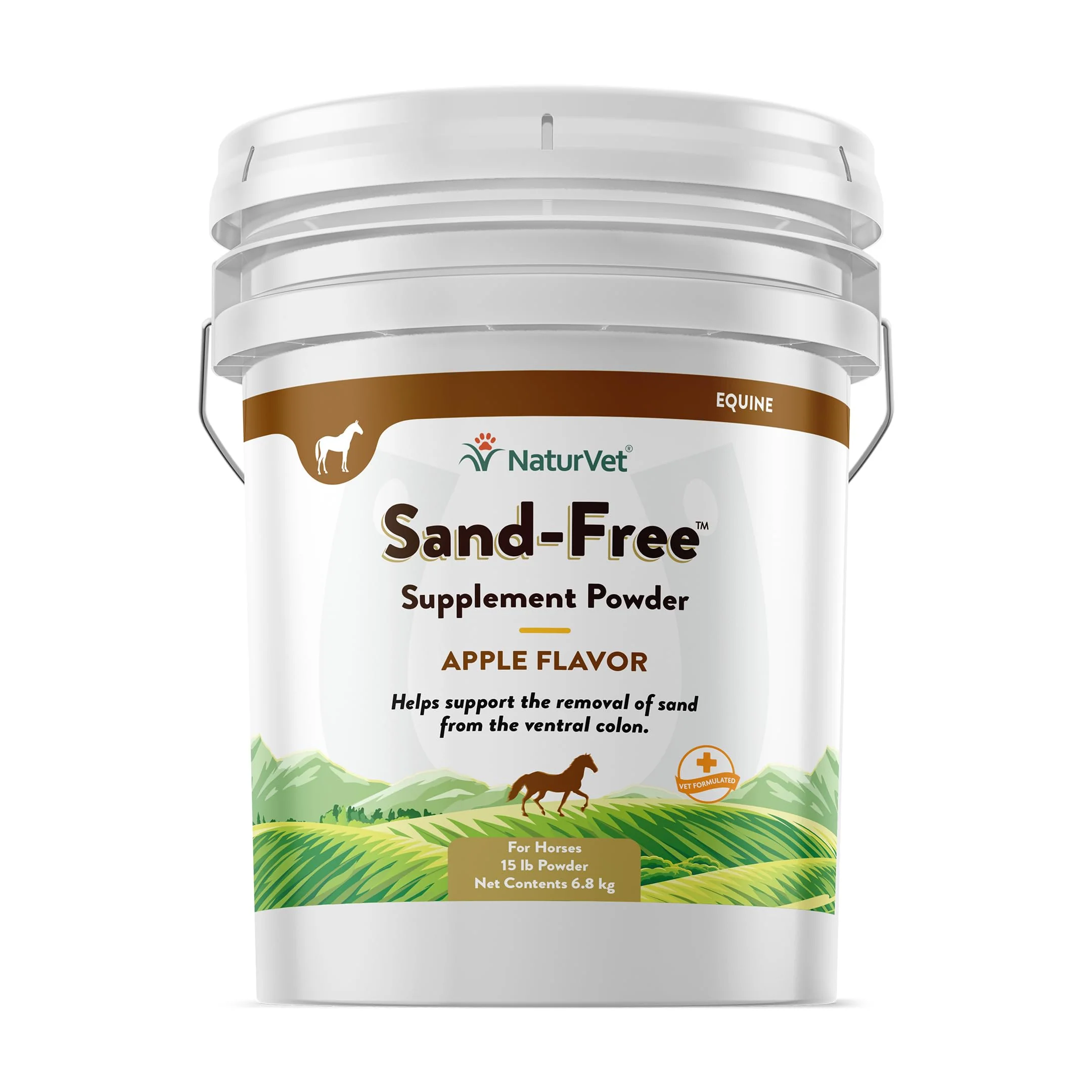 NaturVet Sand Free Horse Powder Supplement ?Supports Healthy Intestinal Function, Sand Removal from Ventral Colon ?Includes Psyllium Husk