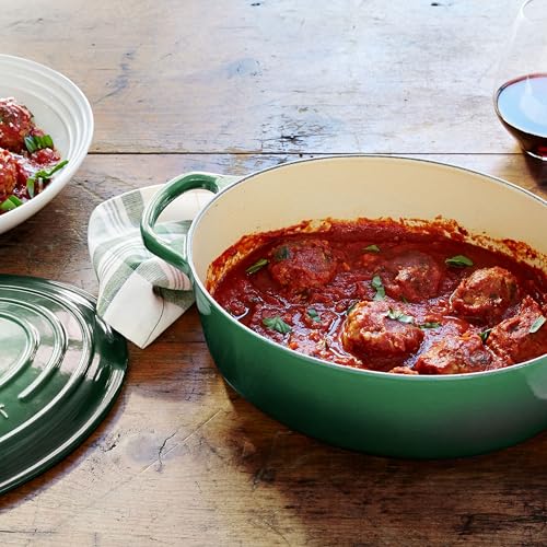 Le Creuset Signature 8-quart Oval Dutch Oven with Copper Knob - Enameled Cast Iron (Artichaut)