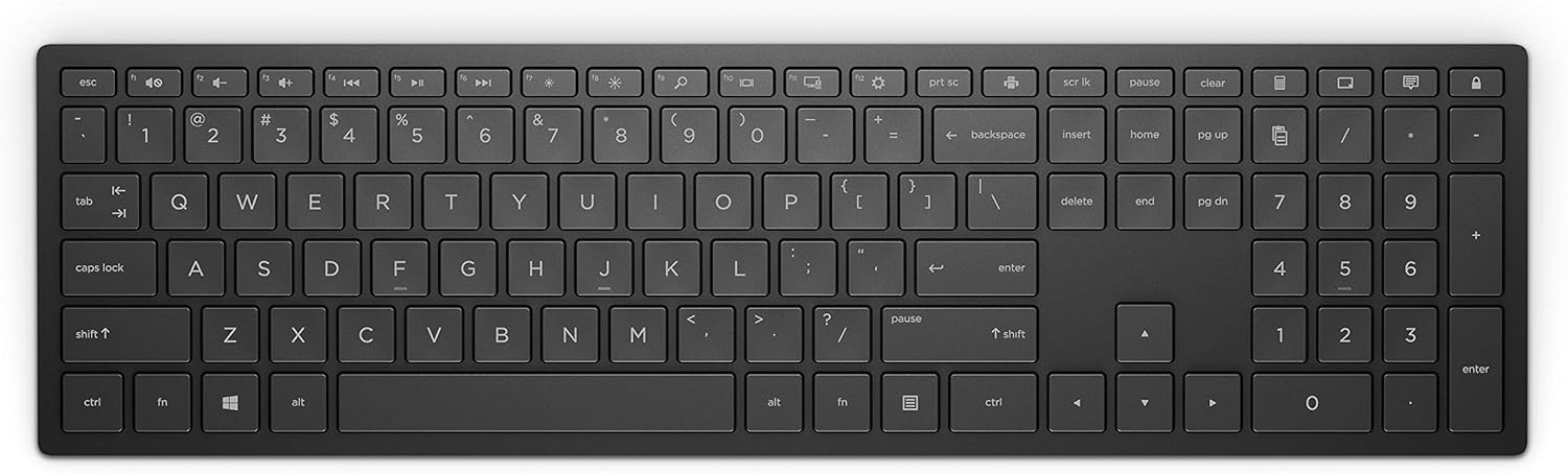 HP 4Ce98Aa#Abl Pavilion Wireless Keyboard 600 Pack of 2