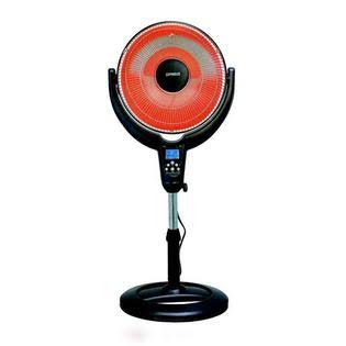 Optimus 1200-Watt Radiant Parabolic Dish Electric Space Heater with Remote 57080