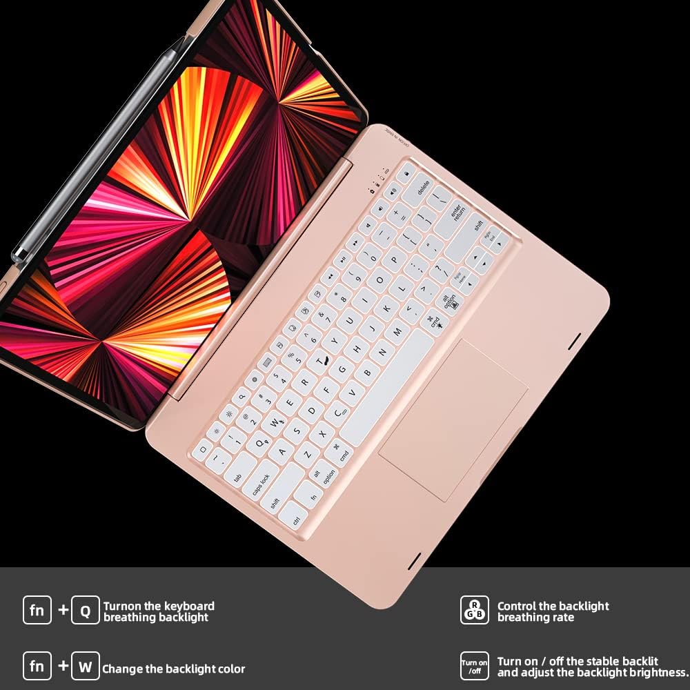 doqo Magnetic Keyboard Case for iPad Air 5th Generation(2022)/iPad Air 4th Generation(2020), iPad Pro 11 2018/2020/2021