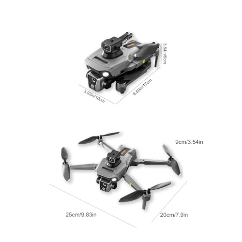 GPS Drone with Camera, 4.5 inch Screen Remote Controller Quadcopter Drones for Adults Beginner, Brushless Motor, 5G Wi-Fi Transmission