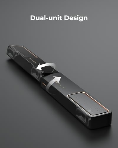 ULTIMEA 5.1.2ch Sound Bar with Dolby Atmos, Surround Sound System for TV with 2 Surround Speakers, Sound Bar for Smart TV