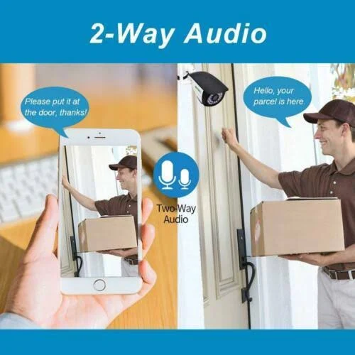 WiFi Camera Outdoor, SV3C Wireless Security Camera, 720p HD Night Vision