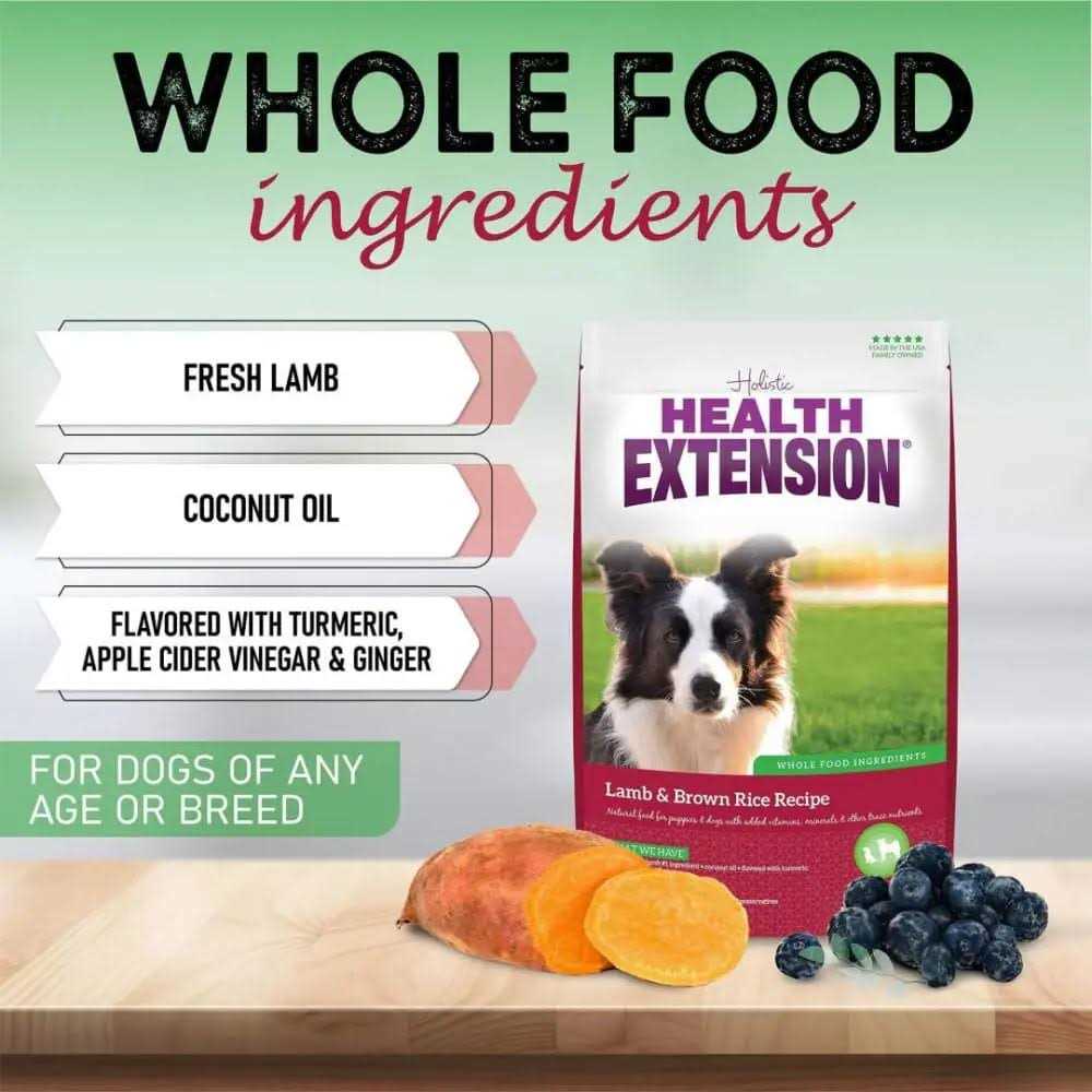 Health Extension Lamb &amp; Brown Rice Dry Dog Food - Pet Supplies online store